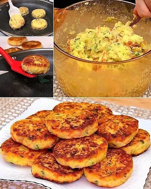 POTATO AND VEGETABLE CAKES